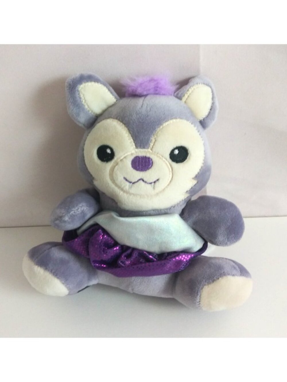 Linzy Scrunchie Pals Cute Purple Christmas Deer 6" Plush
